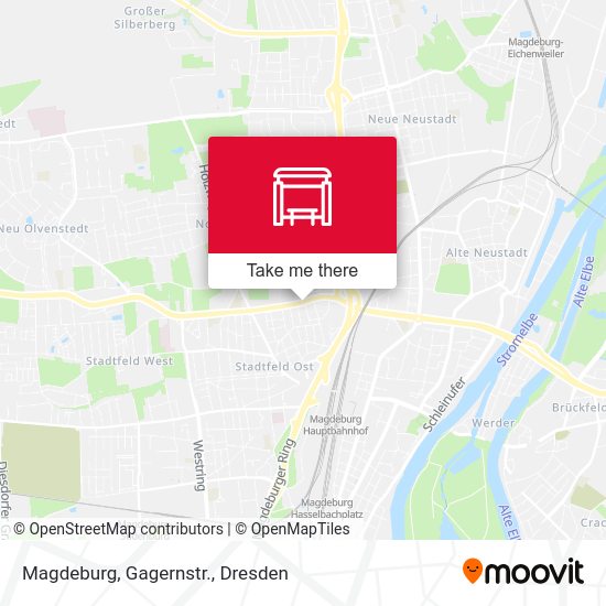 Карта Magdeburg, Gagernstr.