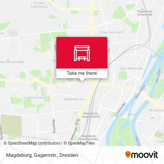 Карта Magdeburg, Gagernstr.