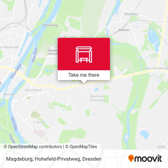 Карта Magdeburg, Hohefeld-Privatweg