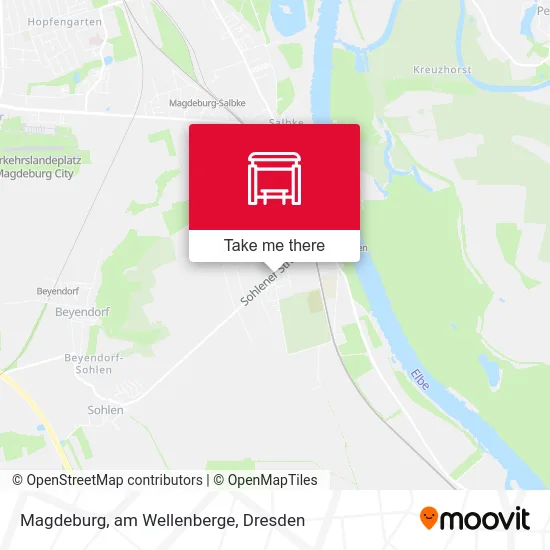 Карта Magdeburg, am Wellenberge