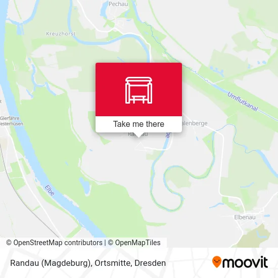 Randau (Magdeburg), Ortsmitte map