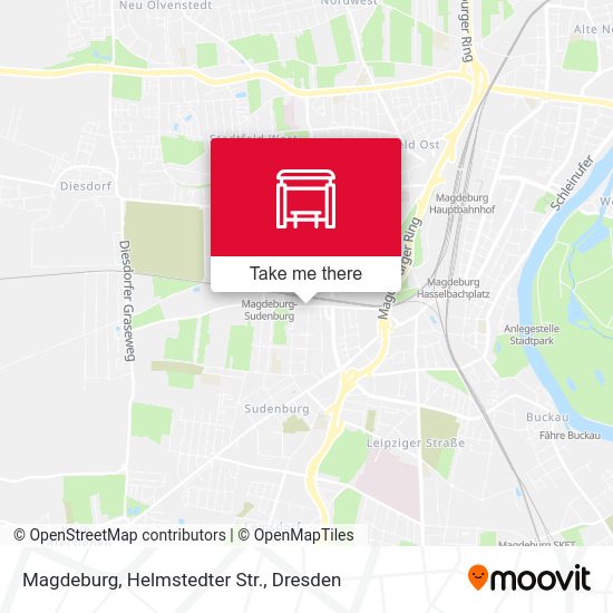 Карта Magdeburg, Helmstedter Str.