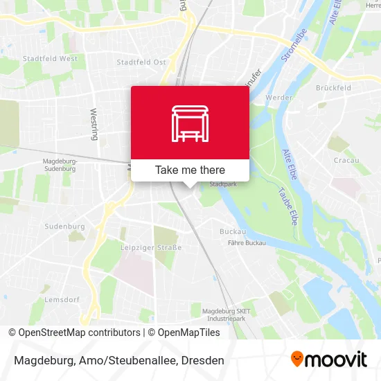 Карта Magdeburg, Amo/Steubenallee