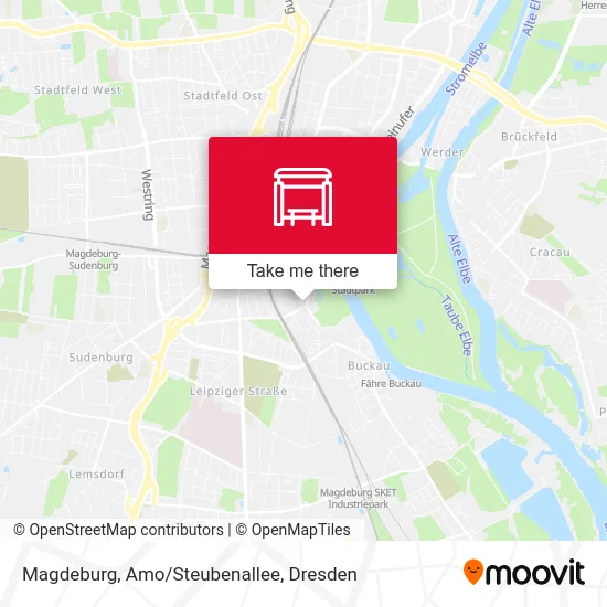 Карта Magdeburg, Amo/Steubenallee