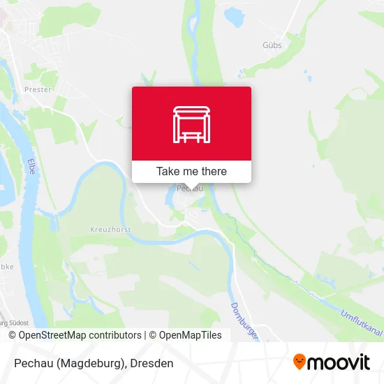 Карта Pechau (Magdeburg)