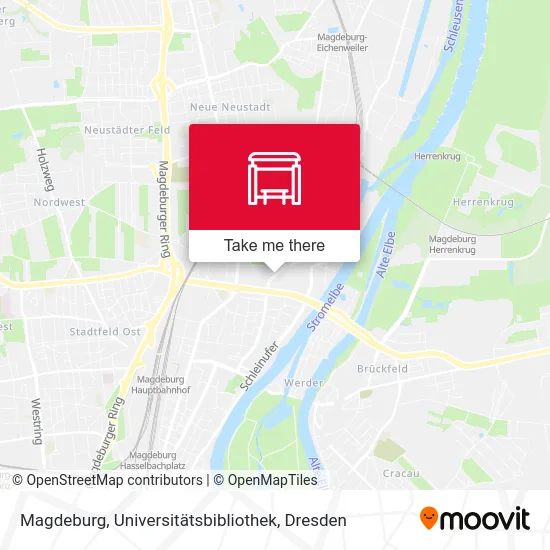 Карта Magdeburg, Universitätsbibliothek