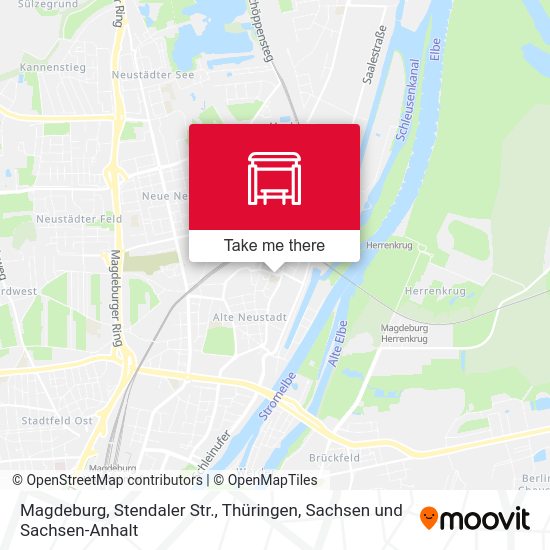 Карта Magdeburg, Stendaler Str.