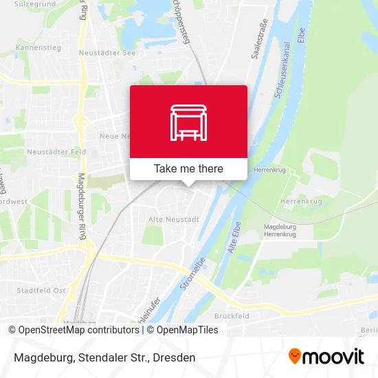 Карта Magdeburg, Stendaler Str.