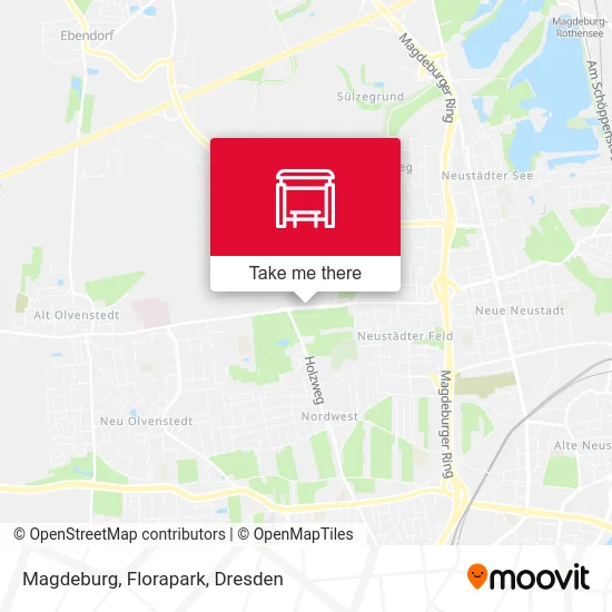 Карта Magdeburg, Florapark