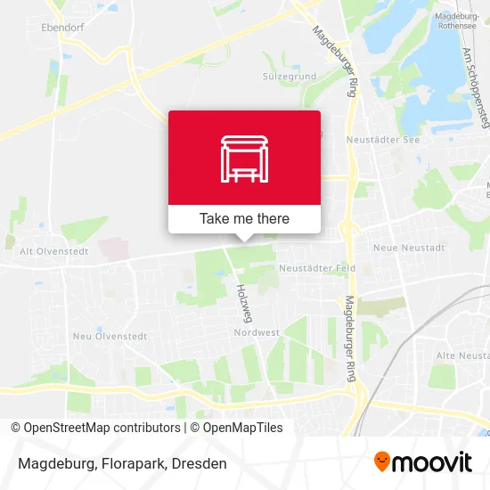 Карта Magdeburg, Florapark
