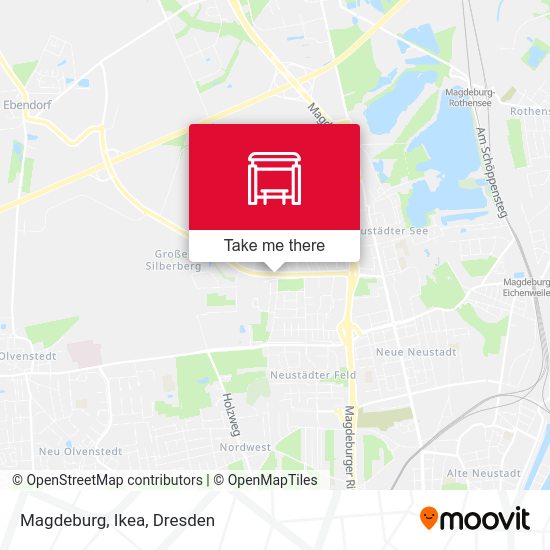 Карта Magdeburg, Ikea