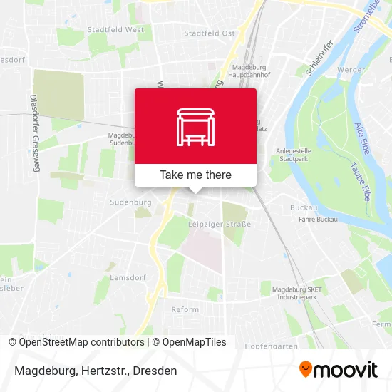 Карта Magdeburg, Hertzstr.