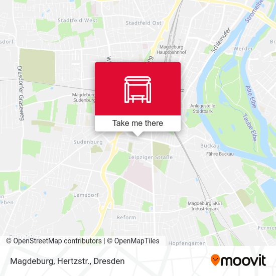 Карта Magdeburg, Hertzstr.