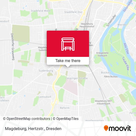 Карта Magdeburg, Hertzstr.