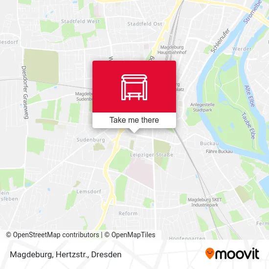Карта Magdeburg, Hertzstr.