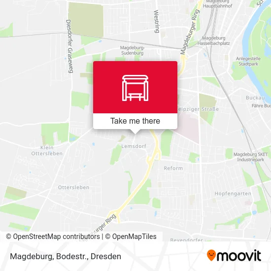 Карта Magdeburg, Bodestr.