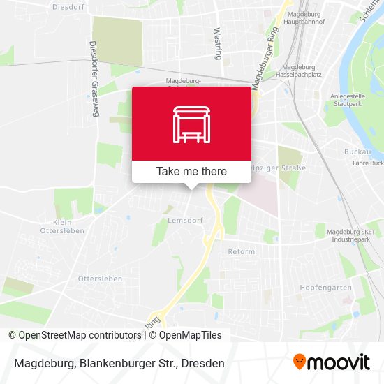 Карта Magdeburg, Blankenburger Str.