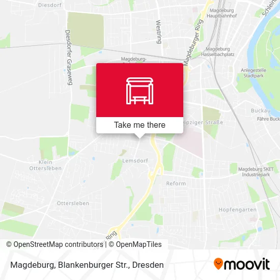 Карта Magdeburg, Blankenburger Str.