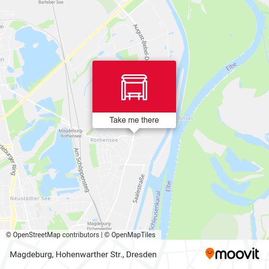 Карта Magdeburg, Hohenwarther Str.