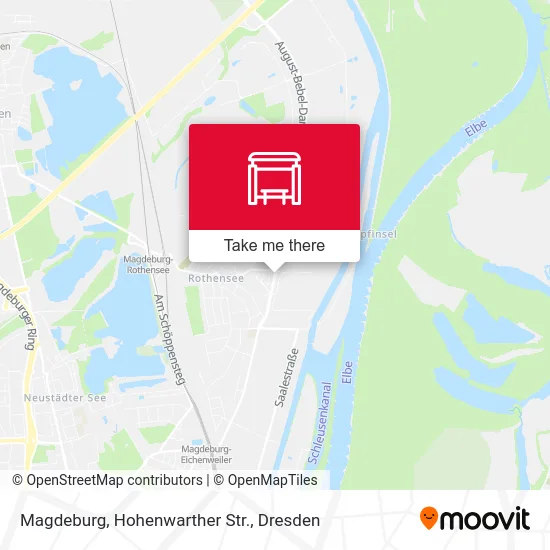 Карта Magdeburg, Hohenwarther Str.
