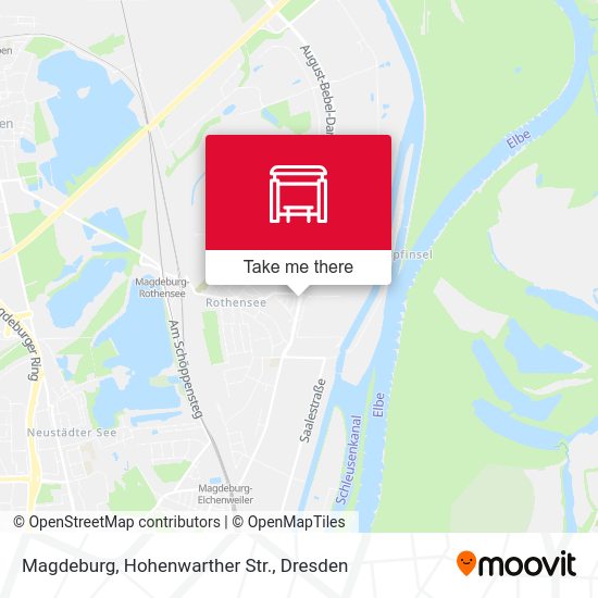 Карта Magdeburg, Hohenwarther Str.