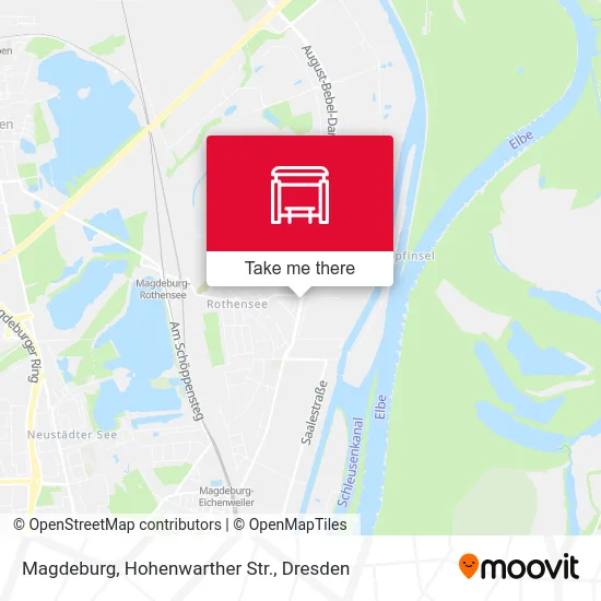 Карта Magdeburg, Hohenwarther Str.