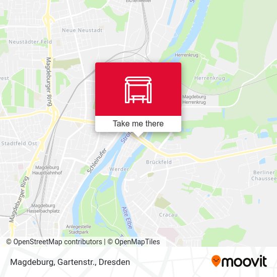 Карта Magdeburg, Gartenstr.