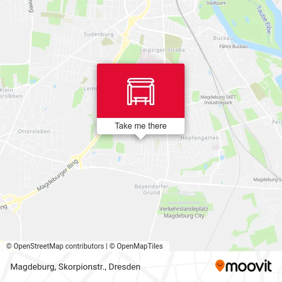 Карта Magdeburg, Skorpionstr.