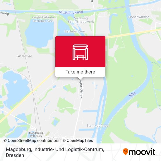Карта Magdeburg, Industrie- Und Logistik-Centrum