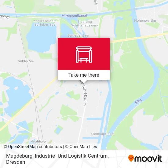 Карта Magdeburg, Industrie- Und Logistik-Centrum