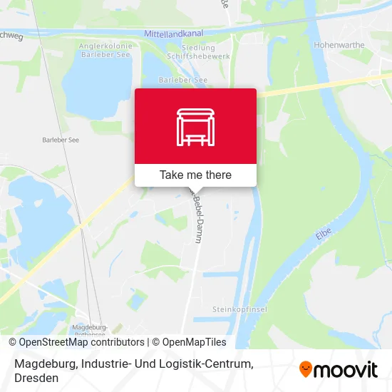 Карта Magdeburg, Industrie- Und Logistik-Centrum