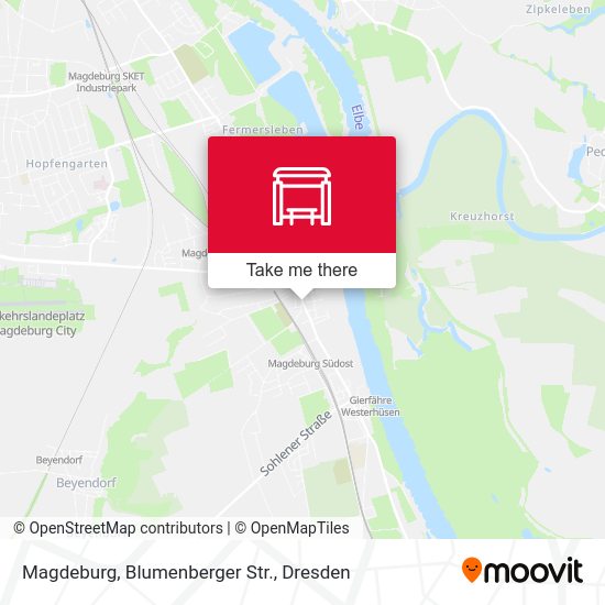 Карта Magdeburg, Blumenberger Str.