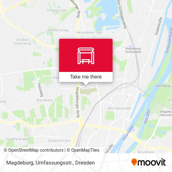 Карта Magdeburg, Umfassungsstr.