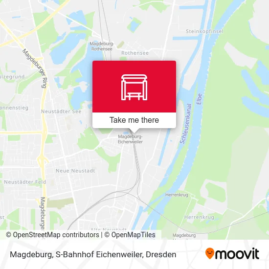 Карта Magdeburg, S-Bahnhof Eichenweiler