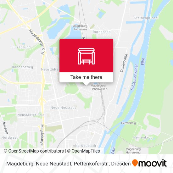 Карта Magdeburg, Neue Neustadt, Pettenkoferstr.