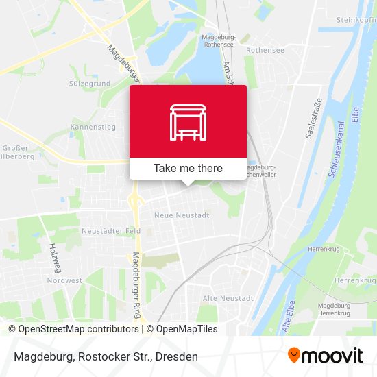 Карта Magdeburg, Rostocker Str.