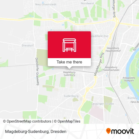 Карта Magdeburg-Sudenburg