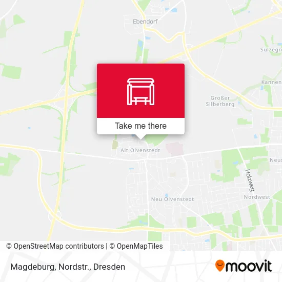 Карта Magdeburg, Nordstr.