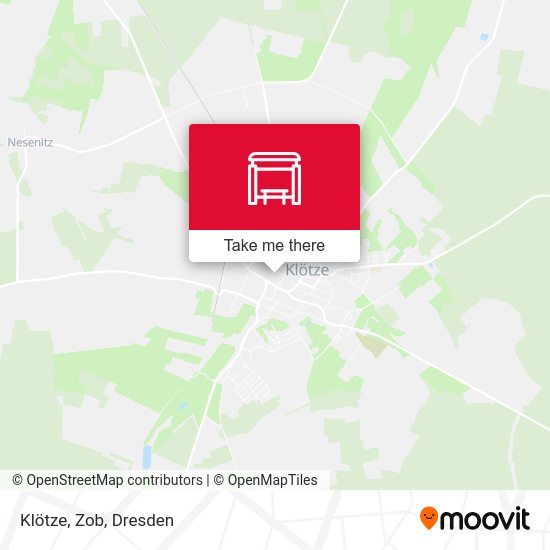 Карта Klötze, Zob