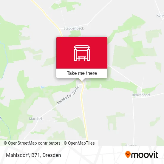 Карта Mahlsdorf, B71