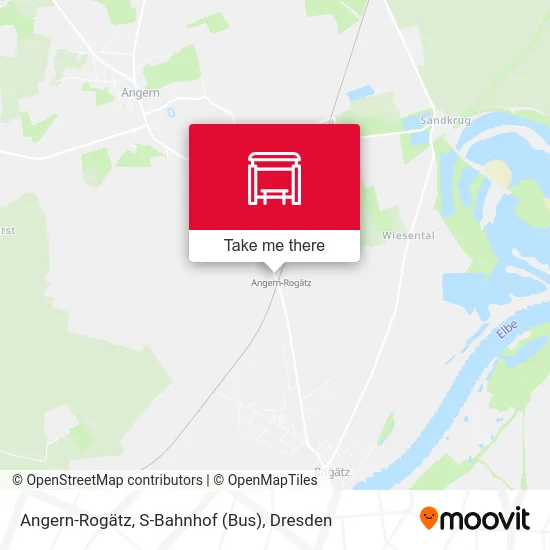 Карта Angern-Rogätz, S-Bahnhof (Bus)