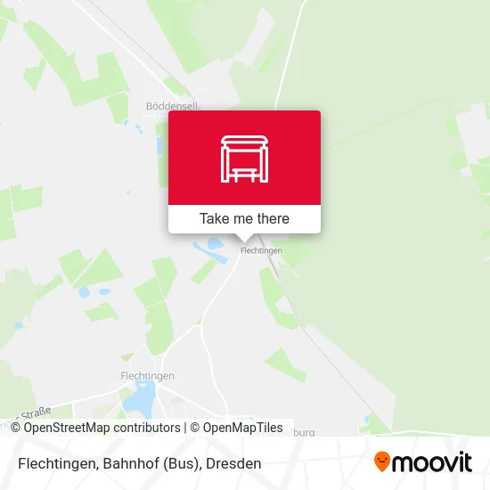 Карта Flechtingen, Bahnhof (Bus)