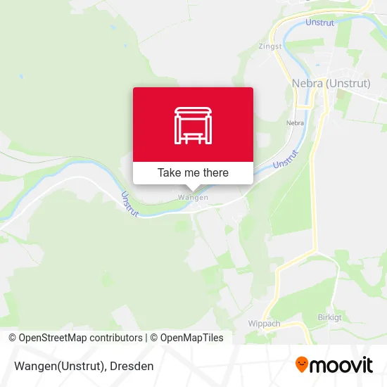 Карта Wangen(Unstrut)