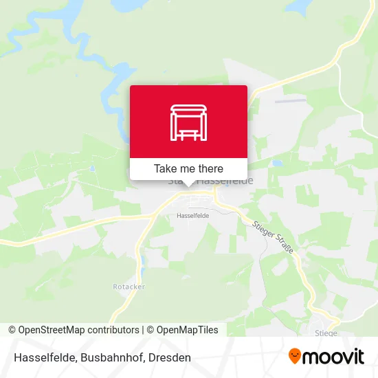 Карта Hasselfelde, Busbahnhof