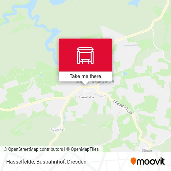 Карта Hasselfelde, Busbahnhof