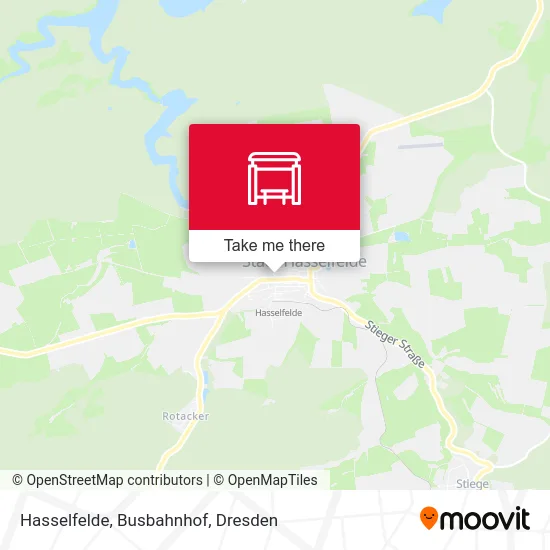 Карта Hasselfelde, Busbahnhof