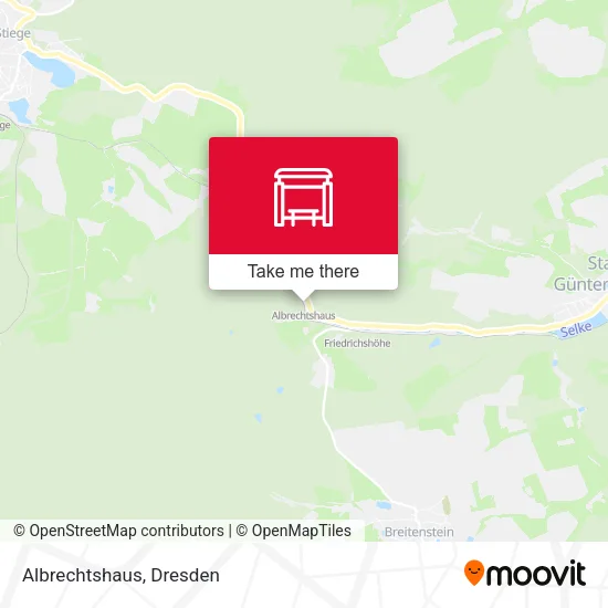 Albrechtshaus map