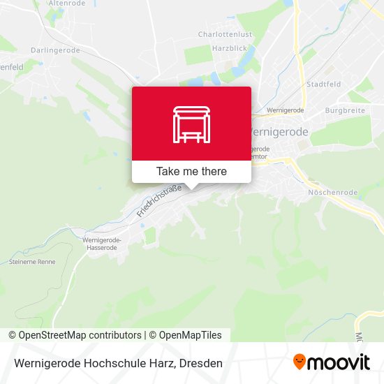 Карта Wernigerode Hochschule Harz