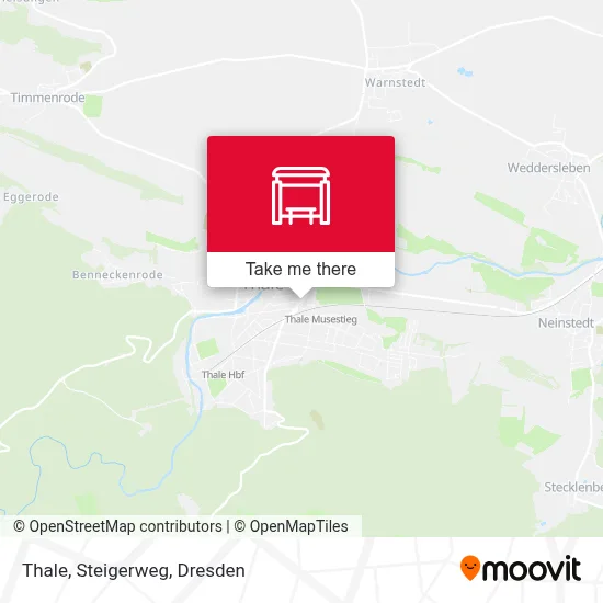 Thale, Steigerweg map