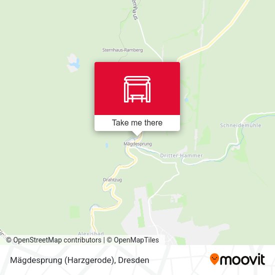 Карта Mägdesprung (Harzgerode)